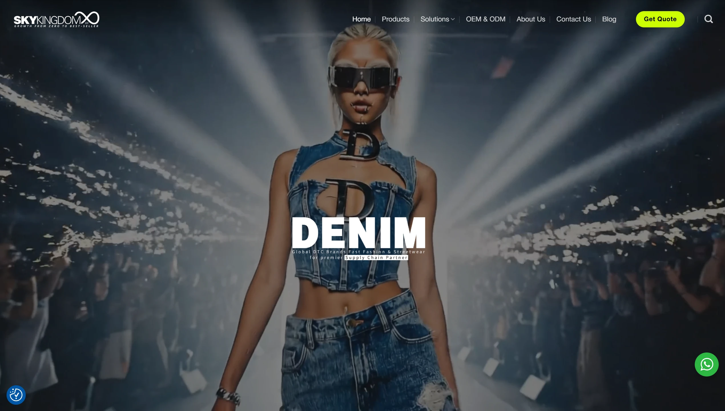 screenshot of the redesigned sky kingdom website (1)